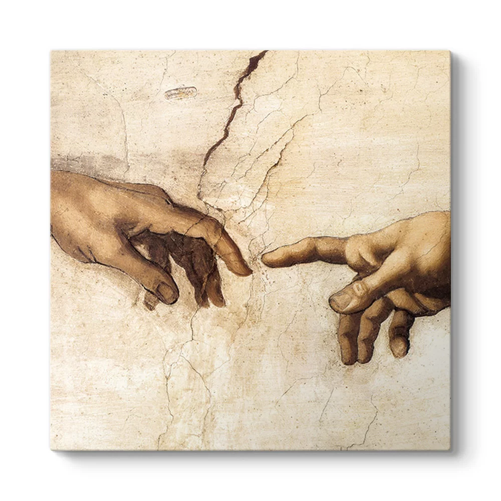 Michelangelo - Adem'in Yaratılışı Tablosu - Model 3